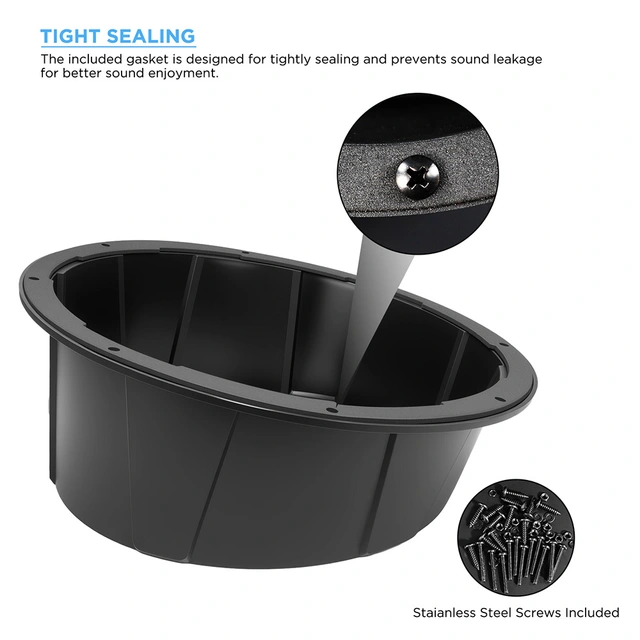 Recoil USP8-B - 8" Avstandsringer Sort, Plast, Pris per par 