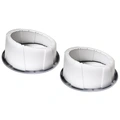 Recoil USP8-W - 8" Avstandsringer Hvit, Plast, Pris per par