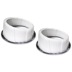 Recoil USP8-W - 8" Avstandsringer Hvit, Plast, Pris per par