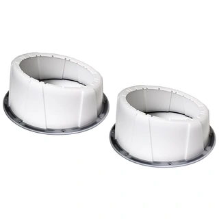 Recoil USP8-W - 8" Avstandsringer Hvit, Plast, Pris per par