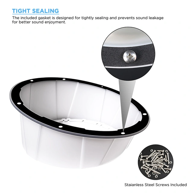 Recoil USP8-W - 8" Avstandsringer Hvit, Plast, Pris per par 