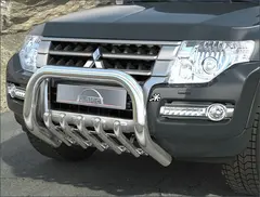Antec EU Frontbøyle 76mm Krom Mitsubishi Pajero V80 2012->