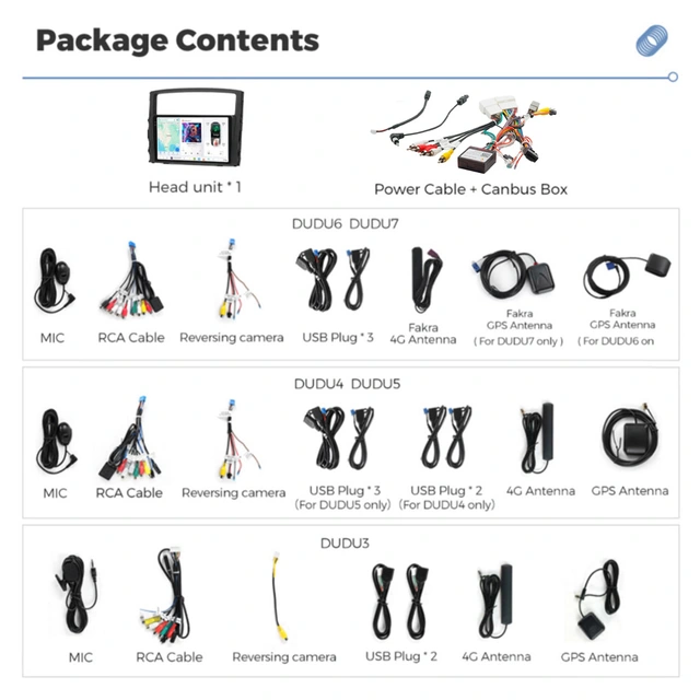 DUDU multimediaspiller med 9,5" skjerm Pajero (2014-2019) m/Navi, m/Rockford 
