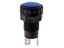 LED Indikatorlampe Blå, 12V DC, Ø17mm