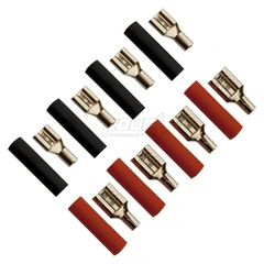 4Connect Høyttalerkabelsko 4 sorte, 4 røde, for inntil 2.5mm2 kabel