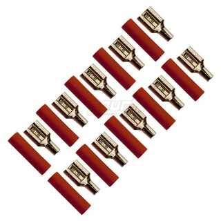 4Connect Høyttalerkabelsko 10 røde, for inntil 2.5mm2 kabel