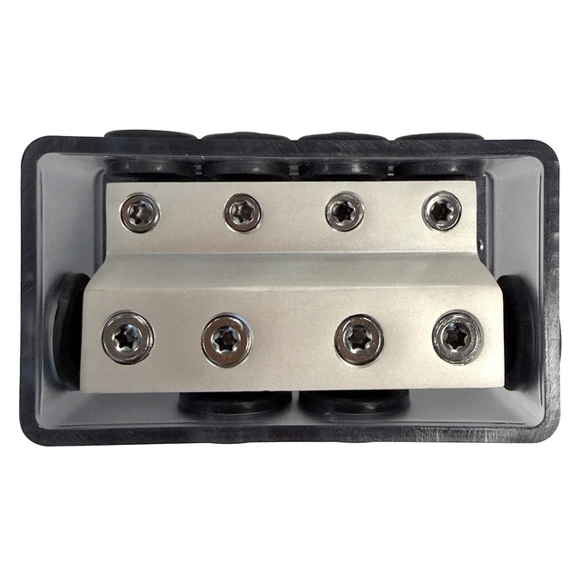 4Connect Fordelingsblokk for strøm 4x50mm² -> 4x20mm², Sprutsikker 