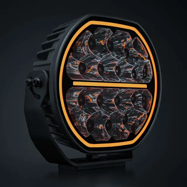 Strands Big Energy 2.0 9" LED fjernlys 9", 12900 Lumen, 132W, pris per stk 