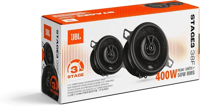 JBL Stage3 Gen2 3,5" høyttalerpar 3,5", 50W RMS, 400W Maks, 4 Ohm 