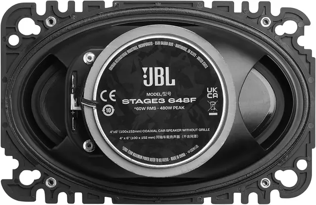 JBL Stage3 Gen2 4x6" høyttalerpar 4x6", 60W RMS, 480W Maks, 4 Ohm 