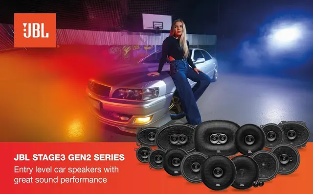 JBL Stage3 Gen2 4x6" høyttalerpar 4x6", 60W RMS, 480W Maks, 4 Ohm 