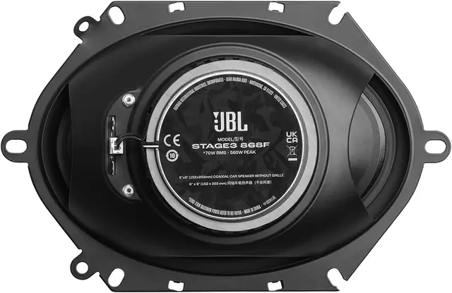 JBL Stage3 Gen2 6x8" høyttalerpar 6x8", 70W RMS, 560W Maks, 4 Ohm 