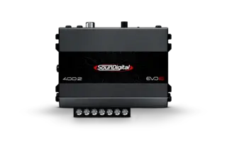 SounDigital SD400.2 EVO6 4 ohm 2x200W, 2Ohm, 2-kanaler