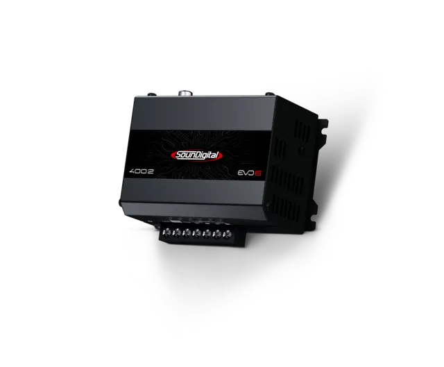 SounDigital SD400.2 EVO6 4 ohm 2x200W, 2Ohm, 2-kanaler 