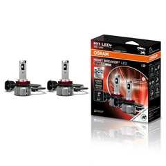 Osram Night Breaker LED Smart ECE H11 LED, H11, ECE Godkjent LED pære, 2stk