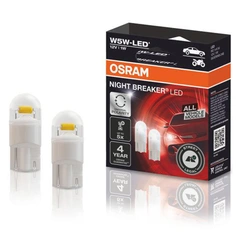 Osram Night Breaker LED W5W LED, W5W, ECE Godkjent LED pære, 2stk