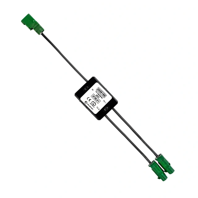 ATTB 2 x DVB-T Antennesplitter - Fakra Fakra (han) -> Fakra (hun) 