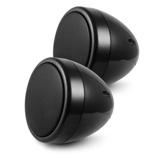 Ampire QX75-BLK Retro høyttalere Sort Kulehøyttalere, 25W RMS/50W, 1 par