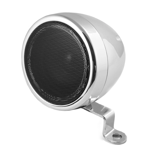 Ampire QX75-BLK Retro høyttalere Krom Kulehøyttalere, 25W RMS/50W, 1 par 
