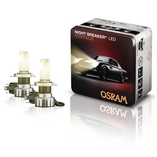 Osram Night Breaker LED Vintage H4 LED, H4, Godkjent LED pære, 2stk