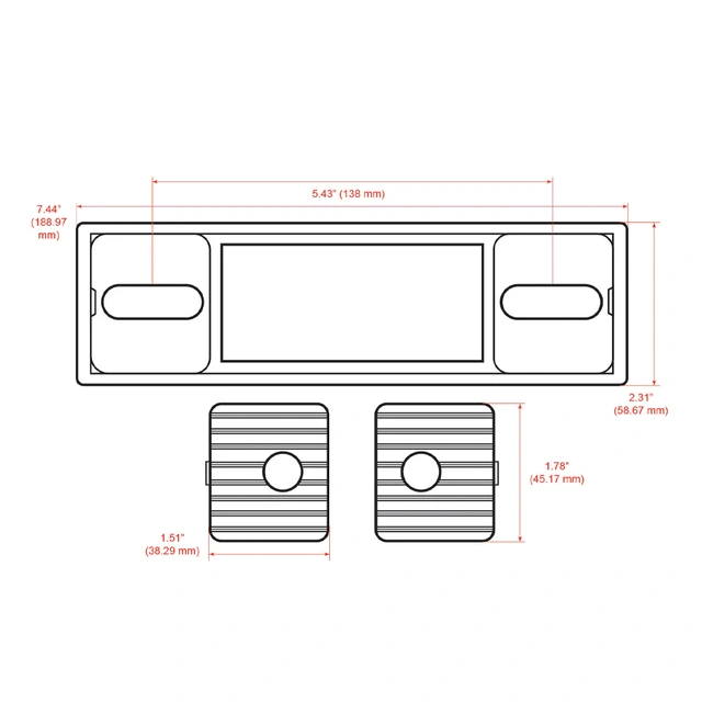 RetroSound DAB+ RetroRadio - Sølv 60-80'talls Veteranbiler 