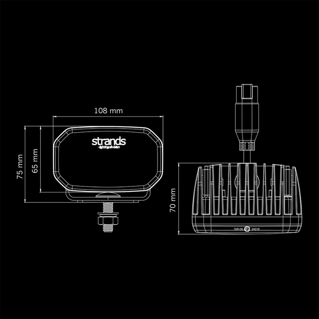 Strands FOR9T Light Pod 4" 4", 2600 Lumen, ATV/UTV 