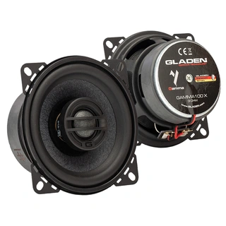 Gladen Gamma 100-X - 4" høyttalerpar 4", 80W RMS, 3 Ohm, Gamma-serien