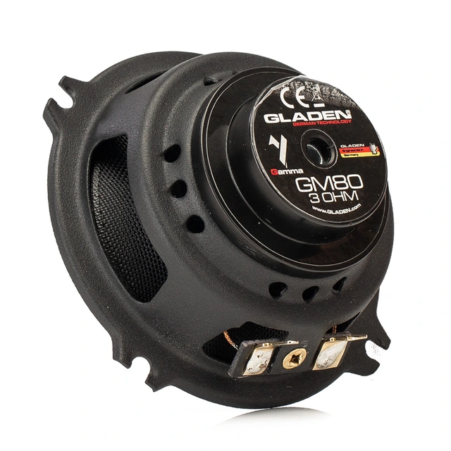Gladen Gamma GM80 - 80mm mellomtoner 80mm, 50W RMS, 3 Ohm, Gamma-serien 