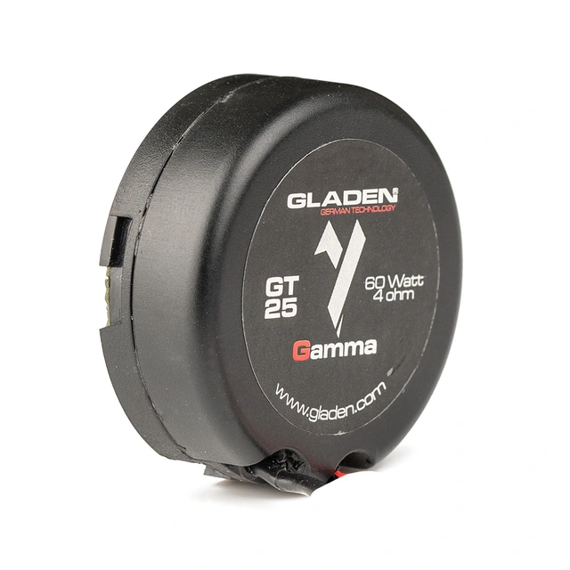 Gladen Gamma GT25 - 25mm diskanter 25mm, 60W RMS, 4 Ohm, Gamma-serien 