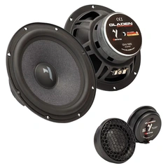 Gladen Gamma 165.2 AC 6,5" komponentsett 6,5", 100W RMS, 3 Ohm, uten delefilter