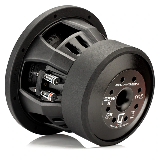 Gladen Sigma Extreme 8" Subwoofer 8", 400W RMS, 800W Maks, 2x2 Ohm 