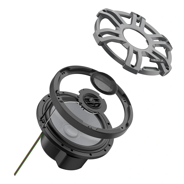 Hertz HMX 7.7 S-LD-G Marine høyttalere 100W RMS, RGB LED belysning, IP65 