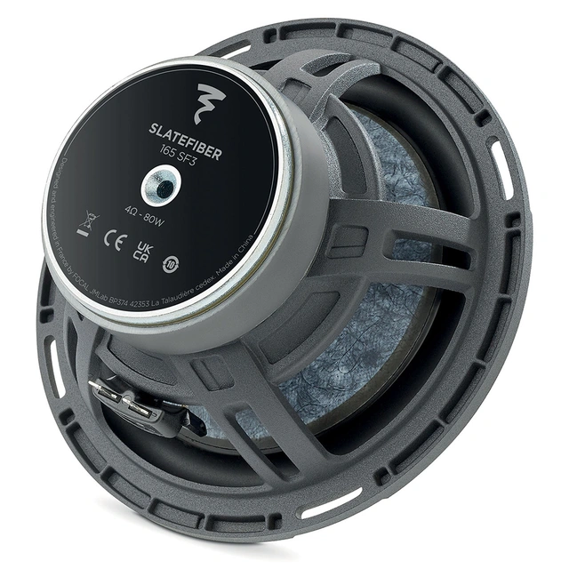 Focal PS 165 SF3 Slatefiber 3-veis sett 6,5", 80W RMS, Slatefiber 