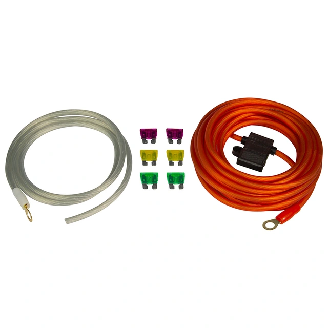 Musway MW6.5KIT strømkabelsett 6mm2 6mm², OFC 