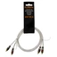 Musway RCA signalkabel, 1 meter 1 Meter. Dobbelskjermet. OFC