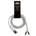 Musway RCA signalkabel, 3 meter 3 Meter. Dobbelskjermet. OFC