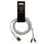 Musway RCA signalkabel, 3 meter 3 Meter. Dobbelskjermet. OFC