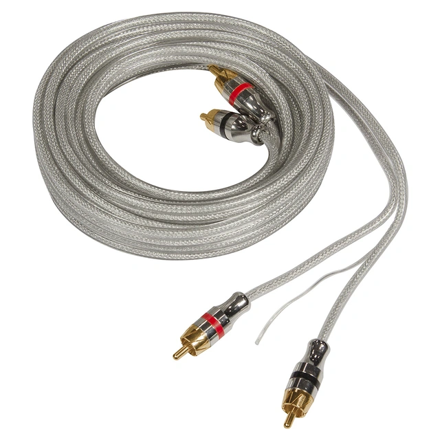 Musway RCA signalkabel, 3 meter 3 Meter. Dobbelskjermet. OFC 