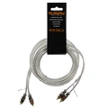 Musway RCA signalkabel, 5 meter 5 Meter. Dobbelskjermet. OFC