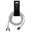 Musway RCA signalkabel, 5 meter 5 Meter. Dobbelskjermet. OFC