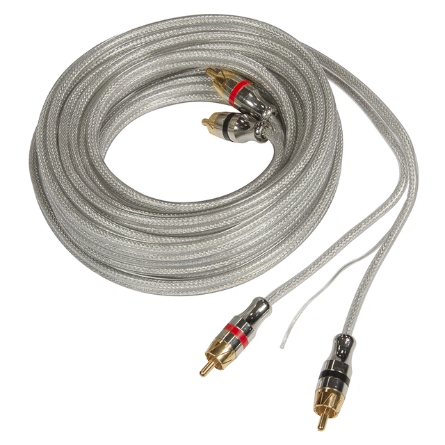 Musway RCA signalkabel, 5 meter 5 Meter. Dobbelskjermet. OFC 