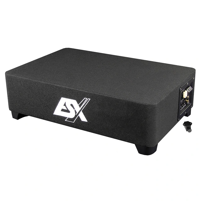 ESX QX10BXA 10" aktiv subwoofer 10" i kasse, 400W RMS, bassremote 