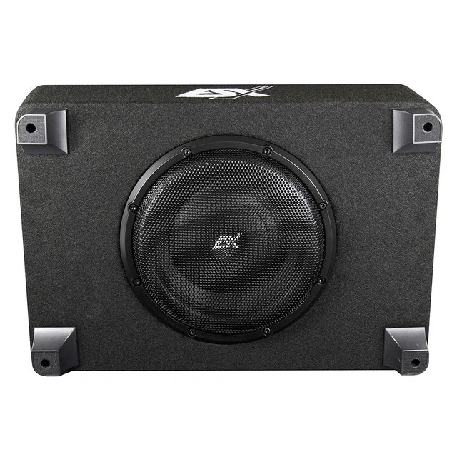 ESX QX10BXA 10" aktiv subwoofer 10" i kasse, 400W RMS, bassremote 