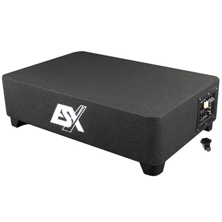 ESX QX12BXA 12" aktiv subwoofer 12" i kasse, 400W RMS, bassremote