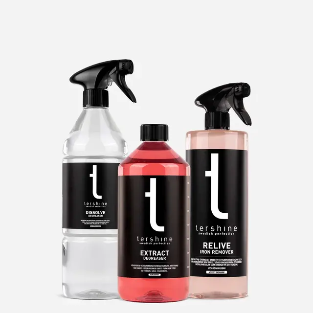 Tershine Forvaskpakke Avfetting (Kald og alkalisk), Flyverust 