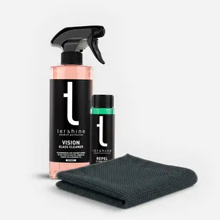 Tershine Glassrengjøringspakke – Vision Vision, Repel, Glassklut