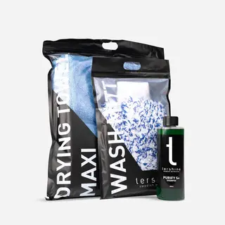 Tershine Vaskepakke – Purify S+ Purify S+, Tørkehåndkle, Vaskehanske