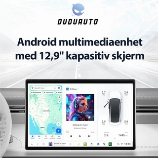 DUDU 7 Android multimediaenhet - 12,9" 12GB+256GB, For Perfect Fit montering