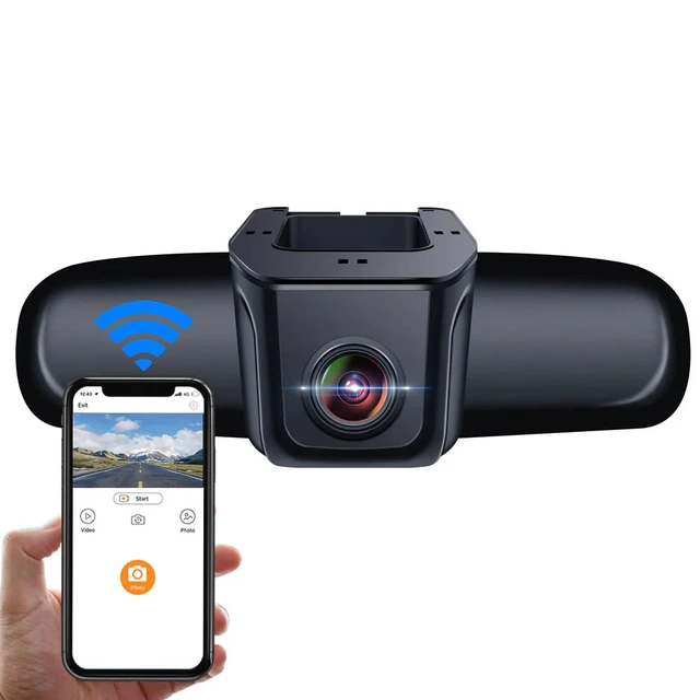 FITCAMX Integrert 4K Dashcam (foran) Universal Model A 