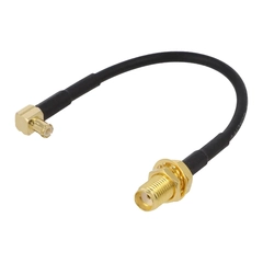 Skjøtestykke antennekabel MCX (m) <-> SMA (f), 10cm
